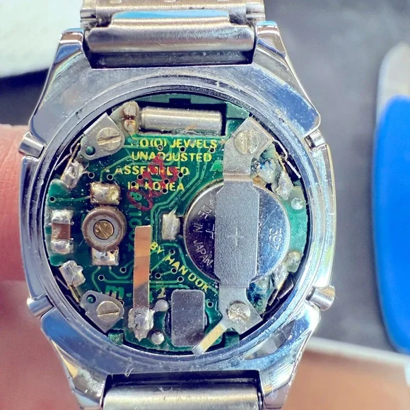 Vintage Meister-Anker LCD Digital Watch new battery working - Picture 7 of 10